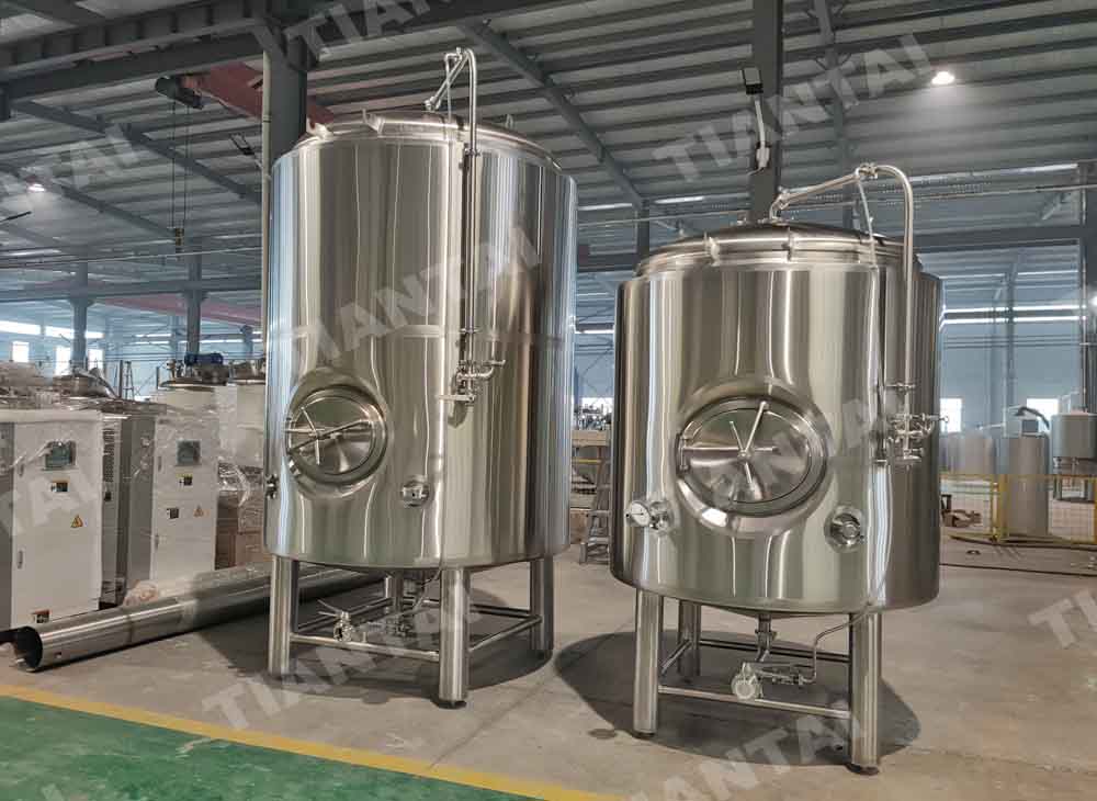 Tiantai brand stainless steel brigtht beer tank manufac